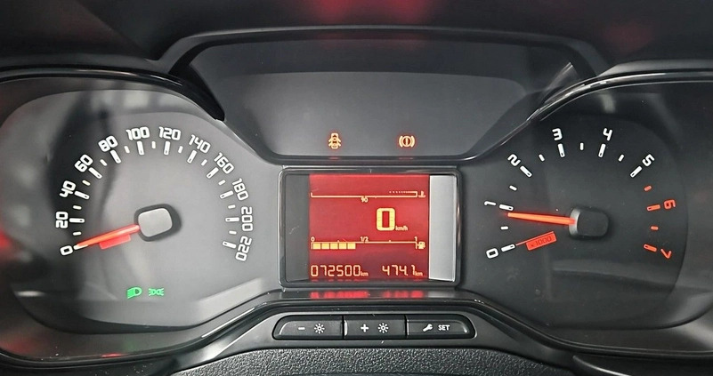 Toyota Proace City cena 72900 przebieg: 72640, rok produkcji 2021 z Nasielsk małe 352